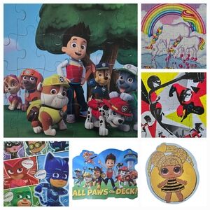 Paw Patrol LOL Incredibles Unicorn Puzzle Sets